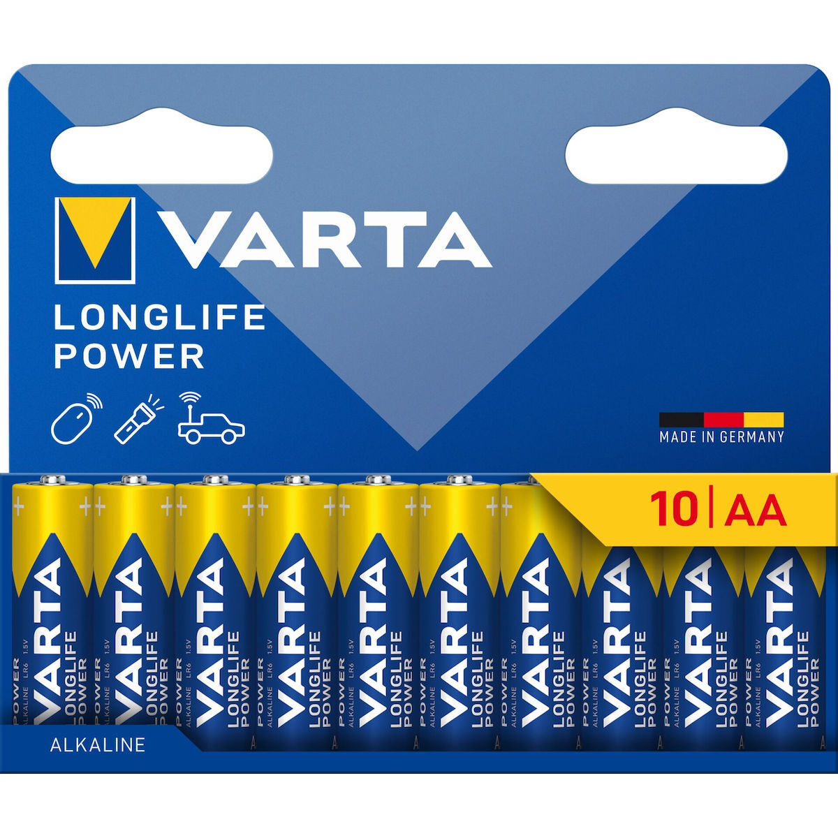 Varta Longlife Power AA 1.5V 10τμχ 04906121761 - Image 1