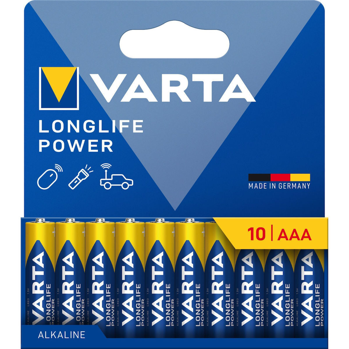 Varta Longlife Power AAA 1.5V 10τμχ 04903121761 - Image 1