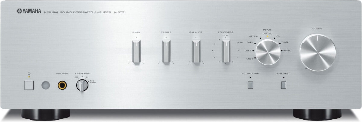 Yamaha A-S701 Ολοκληρωμένος Ενισχυτής Hi-Fi Stereo 160W/4Ω 100W/8Ω Ασημί - Image 2