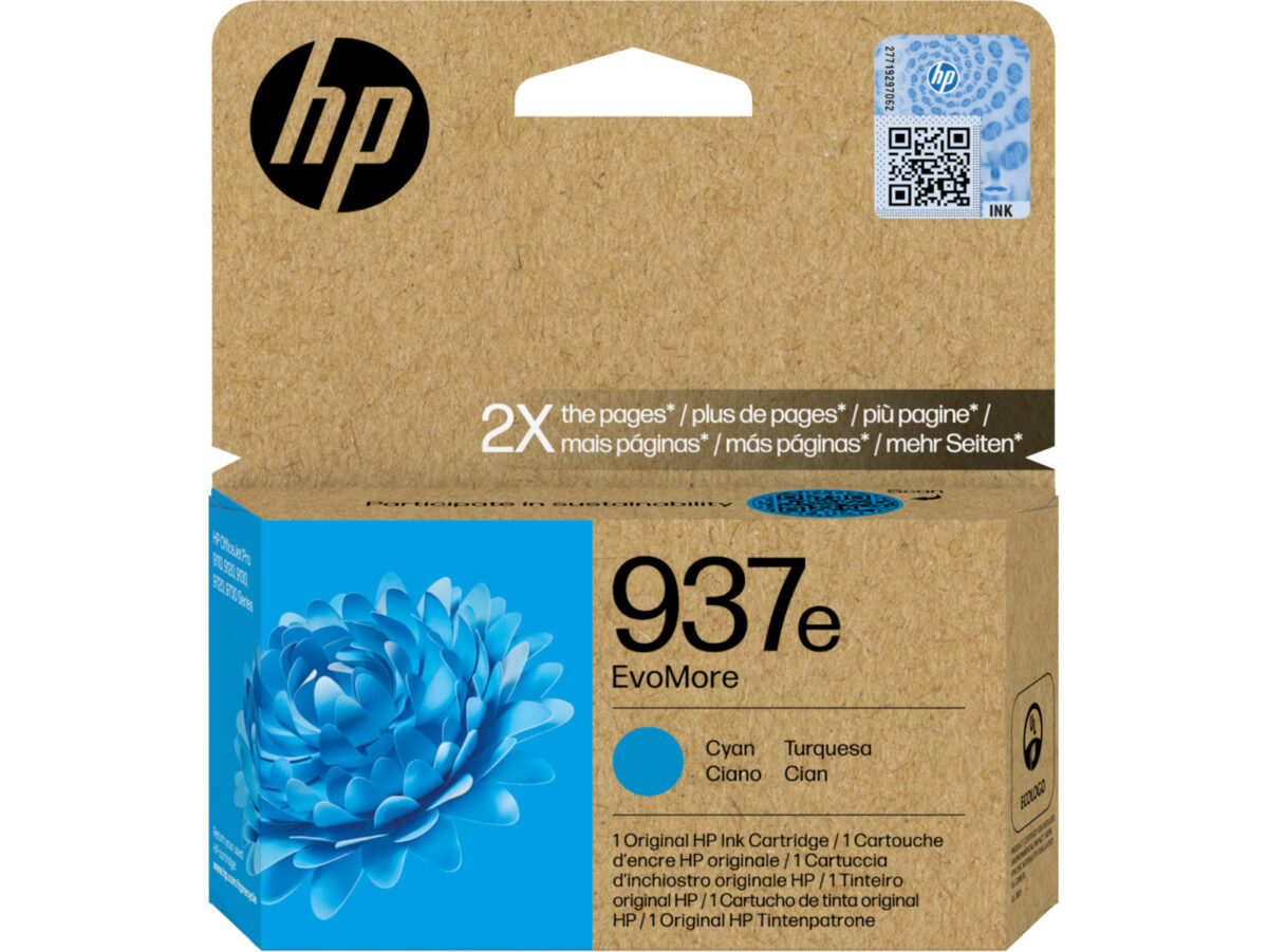 HP 937e EvoMore Γνήσιο Μελάνι Εκτυπωτή InkJet Κυανό (4S6W6NE) - Image 4