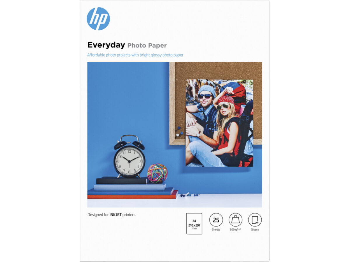 HP Εveryday Φωτογραφικό Χαρτί Gloss A4 (21x30) 200gr/m² για Εκτυπωτές Inkjet 25 Φύλλα - Image 3