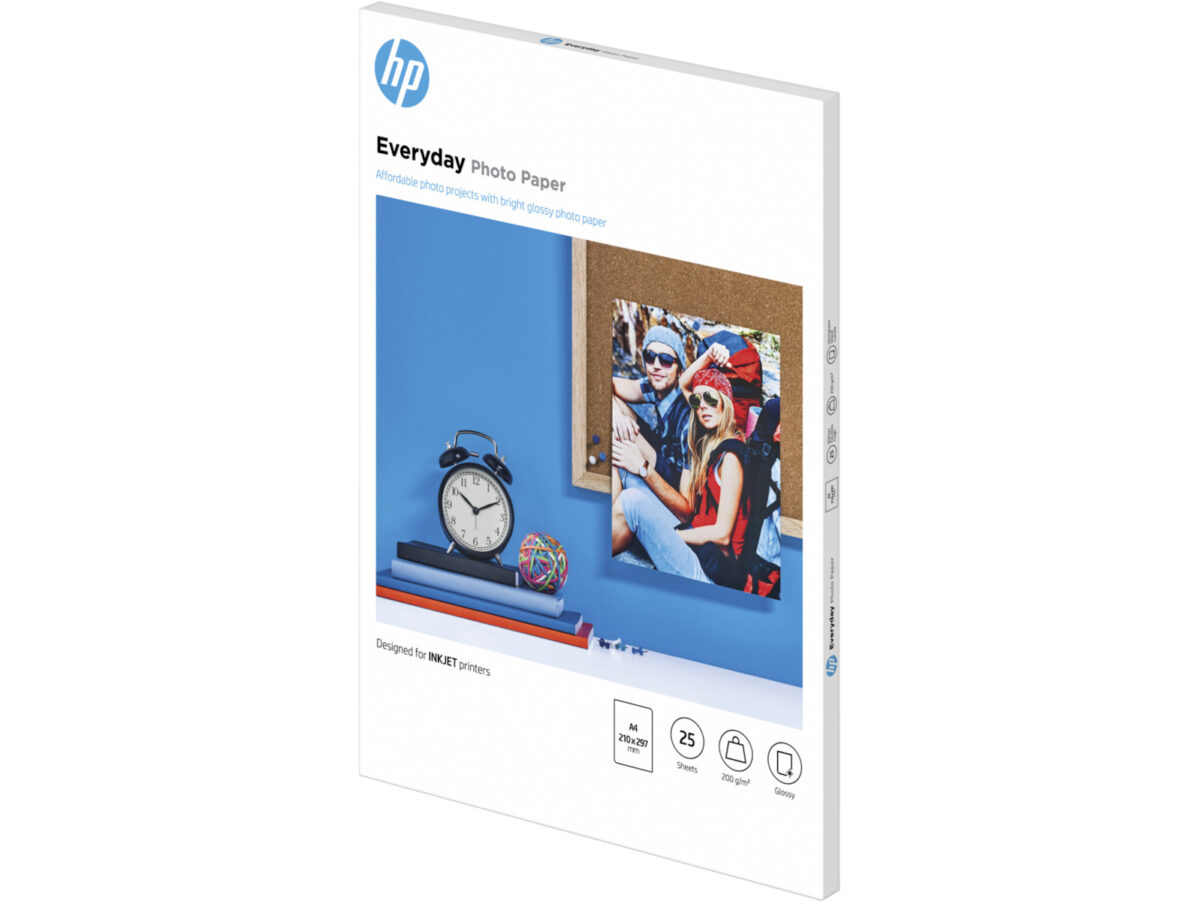 HP Εveryday Φωτογραφικό Χαρτί Gloss A4 (21x30) 200gr/m² για Εκτυπωτές Inkjet 25 Φύλλα - Image 4