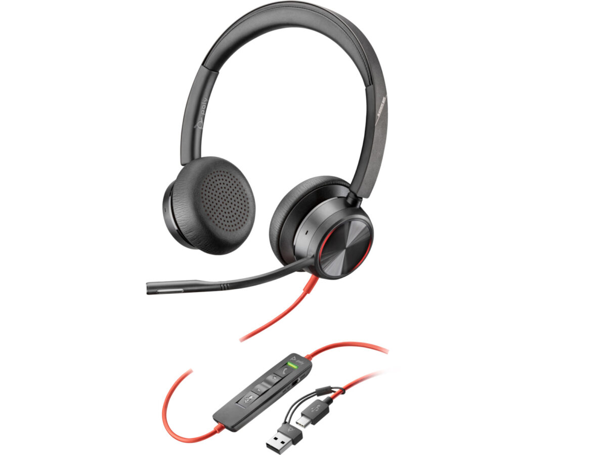 Poly Blackwire 8225 On Ear Multimedia Ακουστικά με μικρόφωνο και σύνδεση USB-C - Image 2
