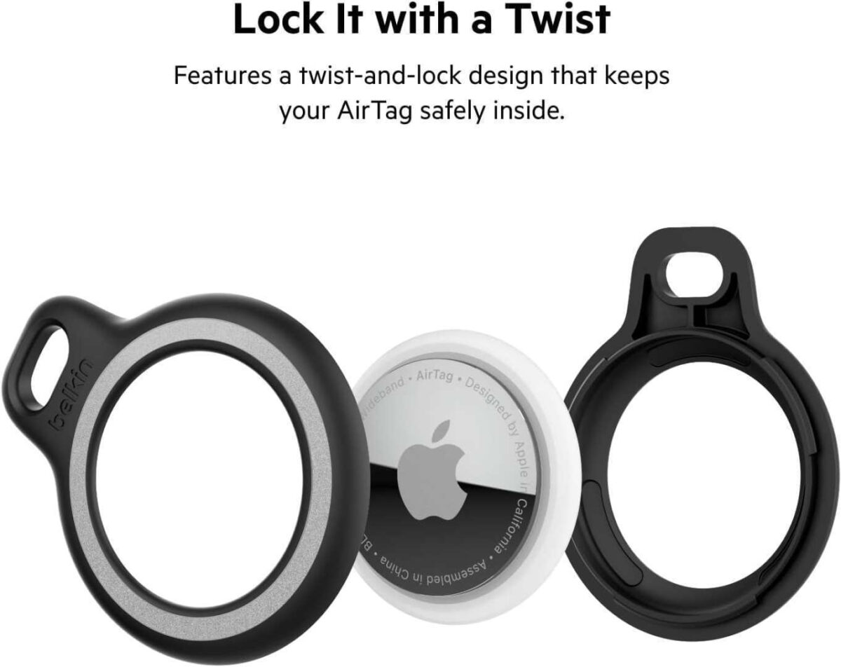 Belkin Key Ring Θήκη Μπρελόκ Σιλικόνης για AirTag σε χρώμα - Image 8