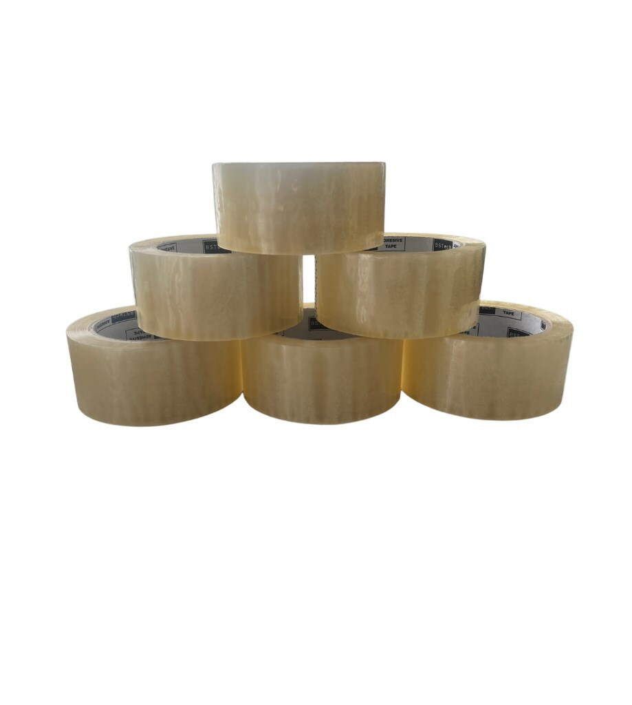 Bestpak Ταινία Συσκευασίας Αθόρυβη 48mm x 66m Διάφανη 6τμχ