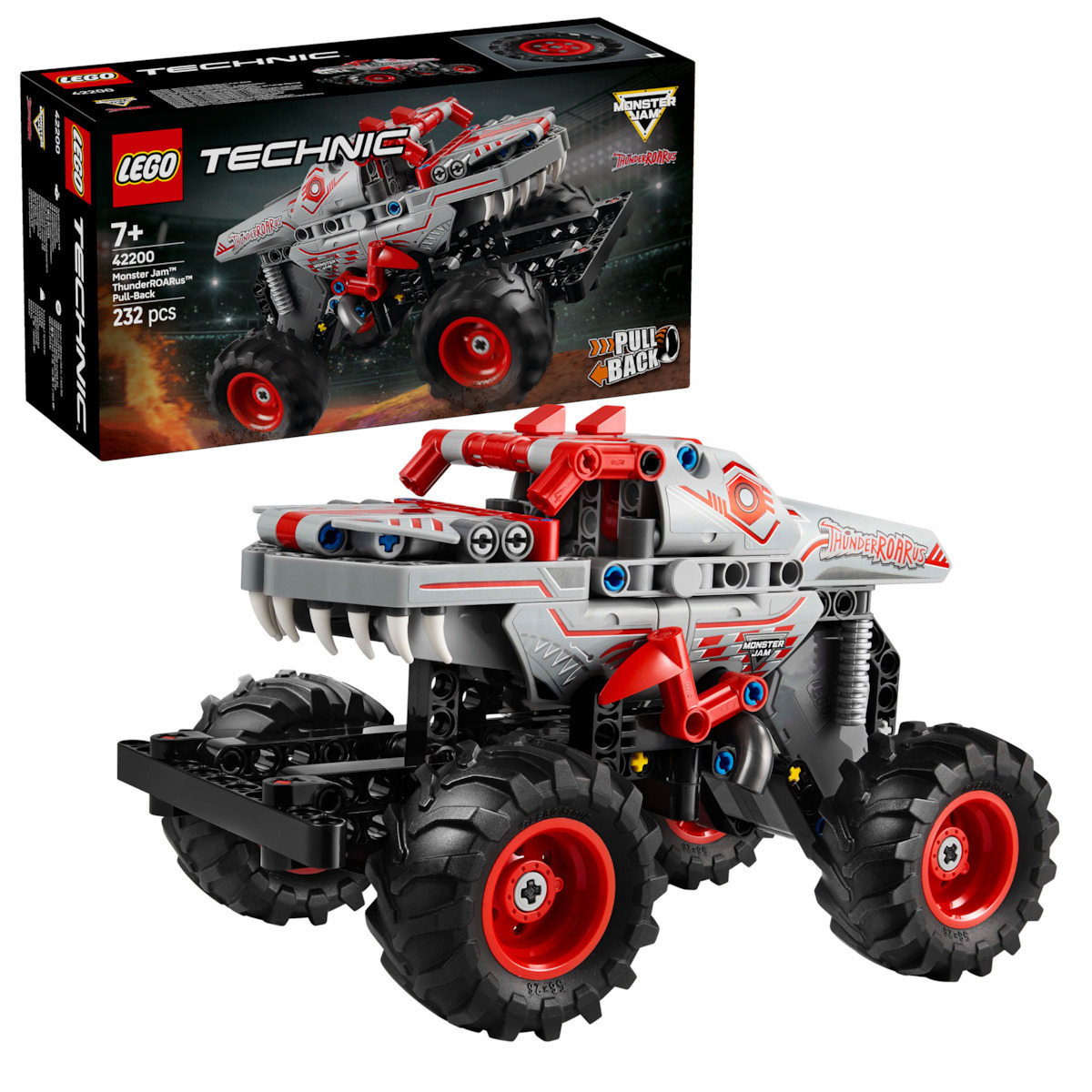 Lego Technic Monster Jam ThunderROARus Pull-Back για 7+ Ετών 232τμχ - Image 1