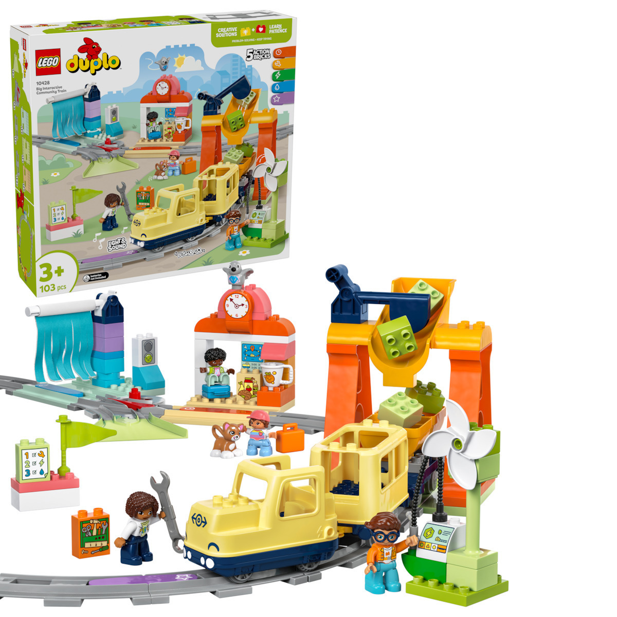 Lego Duplo Big Interactive Community Train για 3+ Ετών 103τμχ
