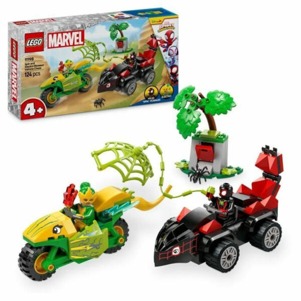 Lego Marvel Spin and Electro Dinosaur Vehicle Chase για 4+ Ετών 124τμχ