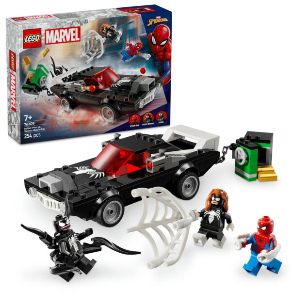 Lego Spider-Man Spider-Man vs. Venom Muscle Car για 7+ Ετών 254τμχ