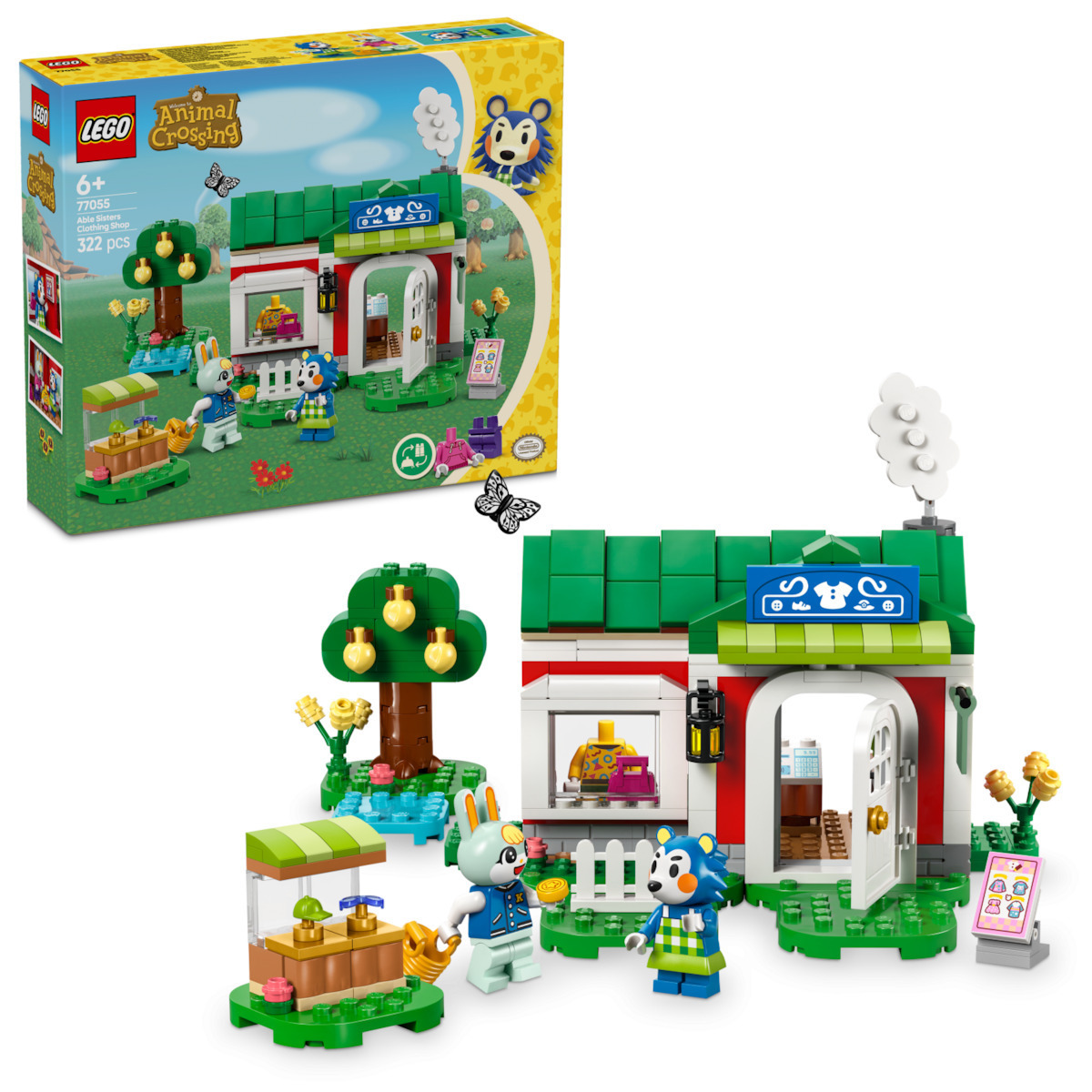 Lego Animal Crossing Animal Crossing Able Sisters Clothing Shop για 6+ Ετών 322τμχ - Image 1