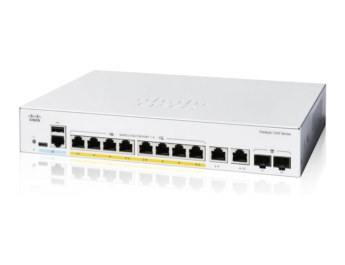 Cisco Catalyst C1200-8P-E-2G Managed L2 PoE+ - Image 3