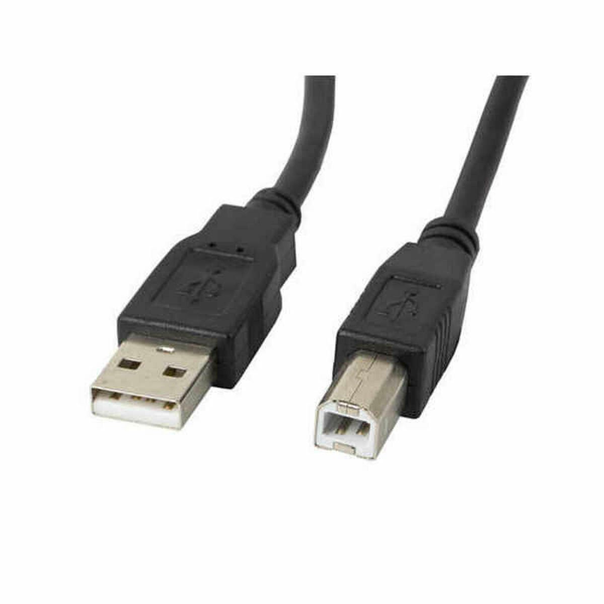 Lanberg USB 2.0 Cable USB-A male - USB-B male 1.8m (CA-USBA-11CC-0018-BK)