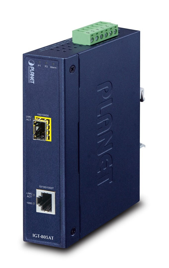 Planet Media Converter 10/100/1000T to 100/1000X SFP Gbit