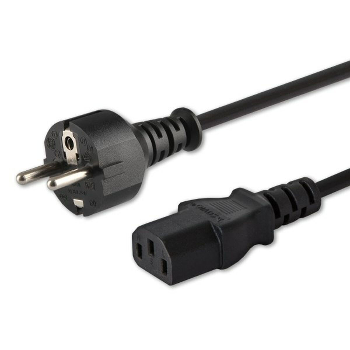 Savio M power cable – Schuko - IEC C13 Cable 1.8m Μαύρο (CL-138)