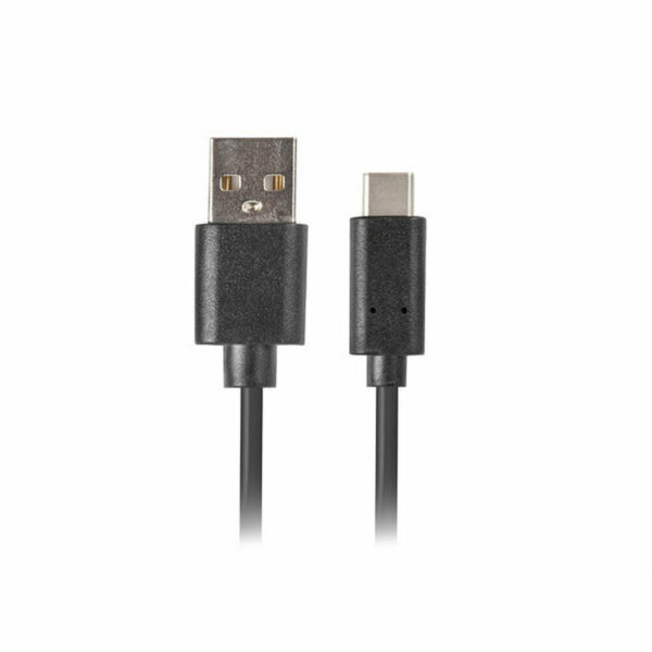 Lanberg USB 2.0 Cable USB-C male - USB-A Μαύρο 1.8m (CA-USBO-20CU-0018-BK)