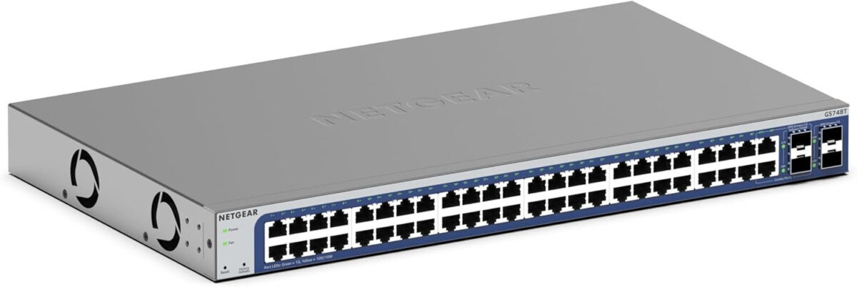 NetGear GS748T600EUS L2 PoE+ - Image 1