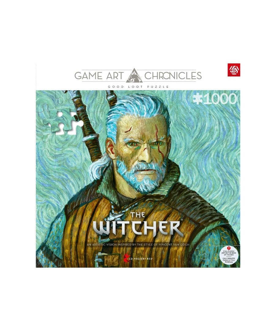 Good Loot Game Art Chronicles Puzzle Witcher Geralt & Vincent Van Gogh 1000 Pieces
