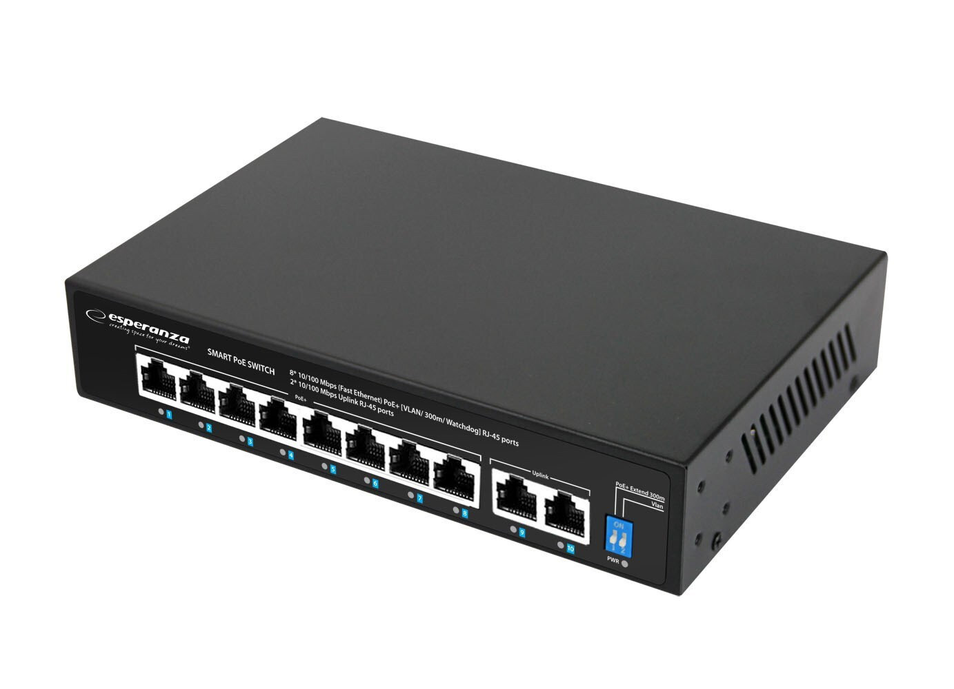 Esperanza ENS106 Unmanaged L2 PoE+
