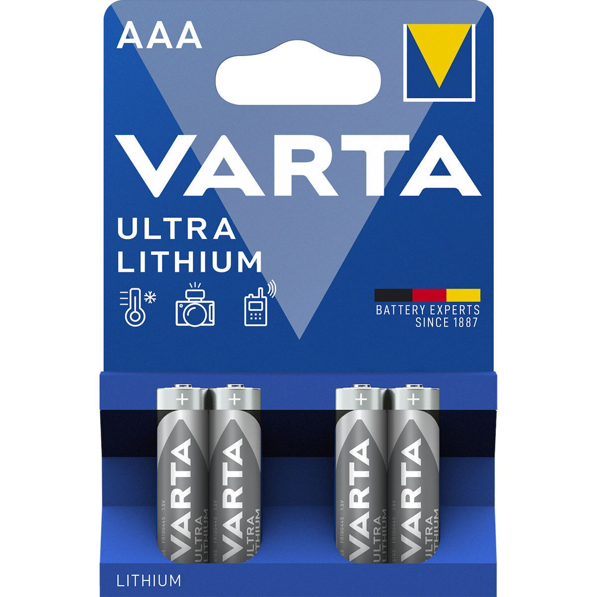 20250124095846_varta_ultra_mpataries_lithiou_aaa_1_5v_4tmch Varta Ultra Μπαταρίες Λιθίου AAA 1.5V 4τμχ - Image 1