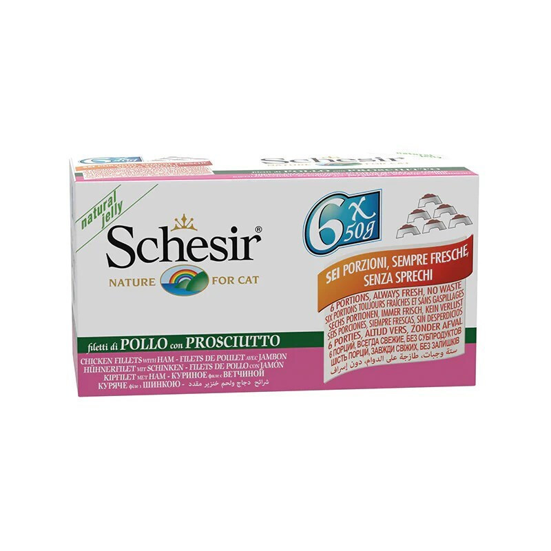 Schesir Υγρή Τροφή 6x50gr