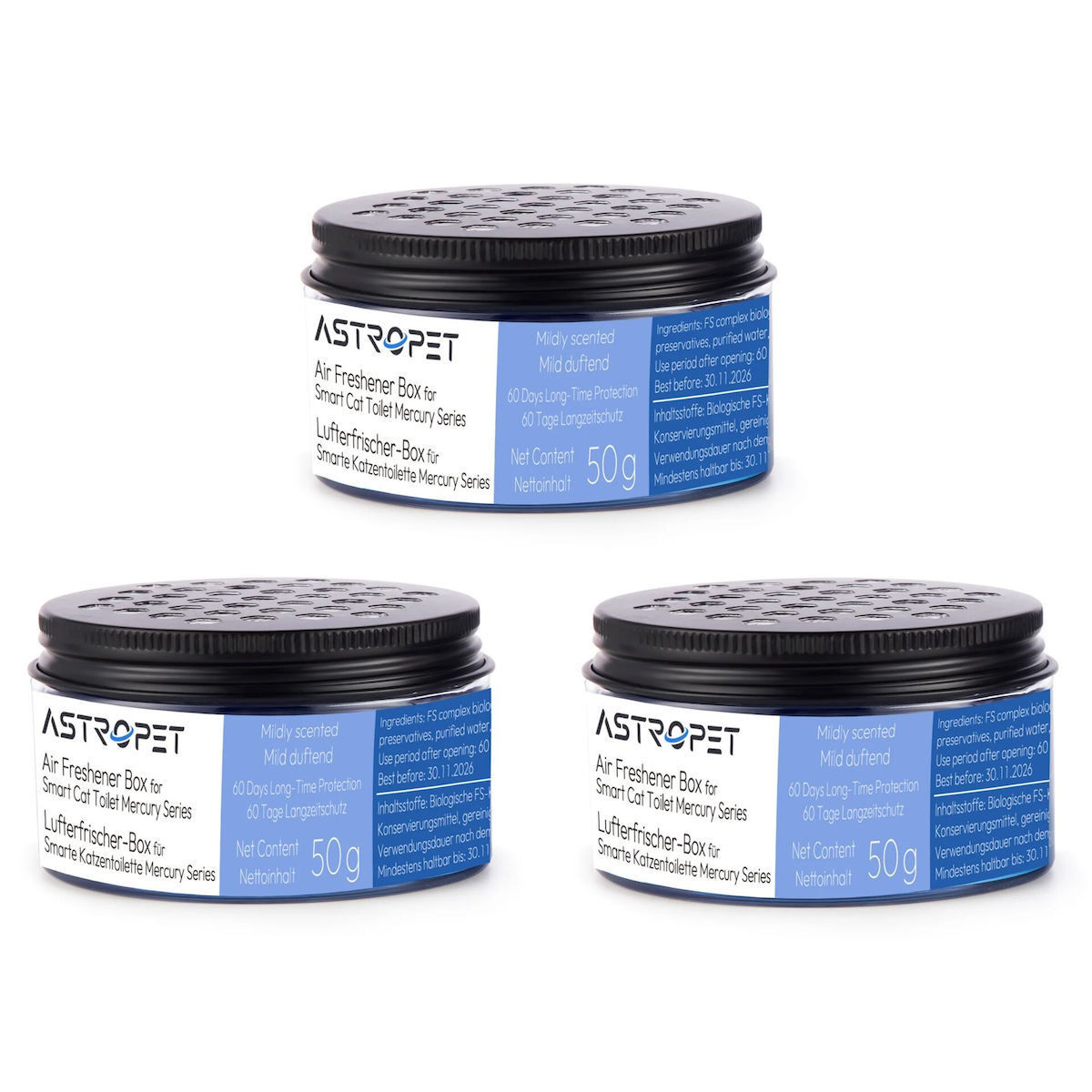Astropet Air Freshener Cat Litter Box Mercury Serie