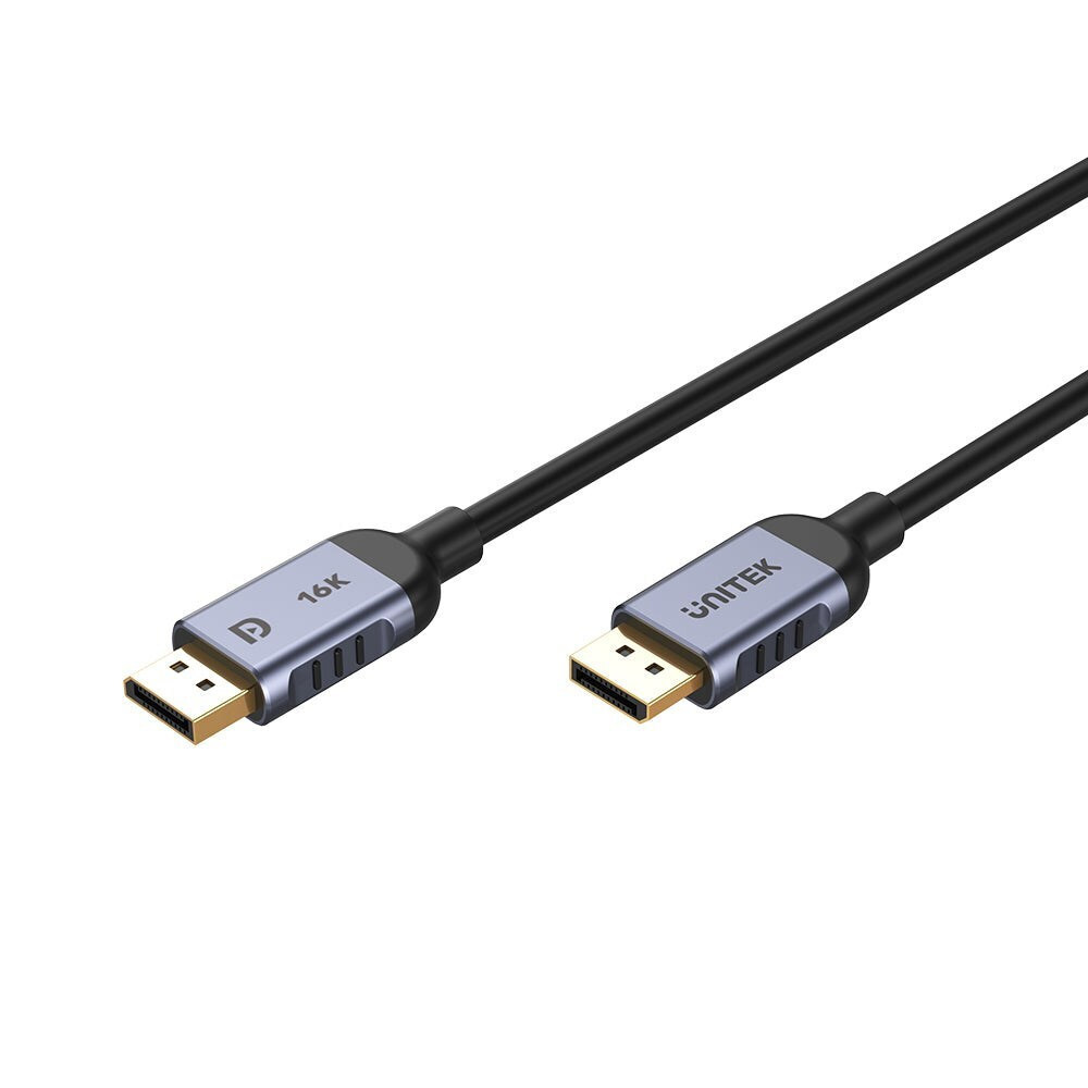 Unitek Cable DisplayPort male - DisplayPort male 1.5m Μαύρο (C1628GY01-1.5M)