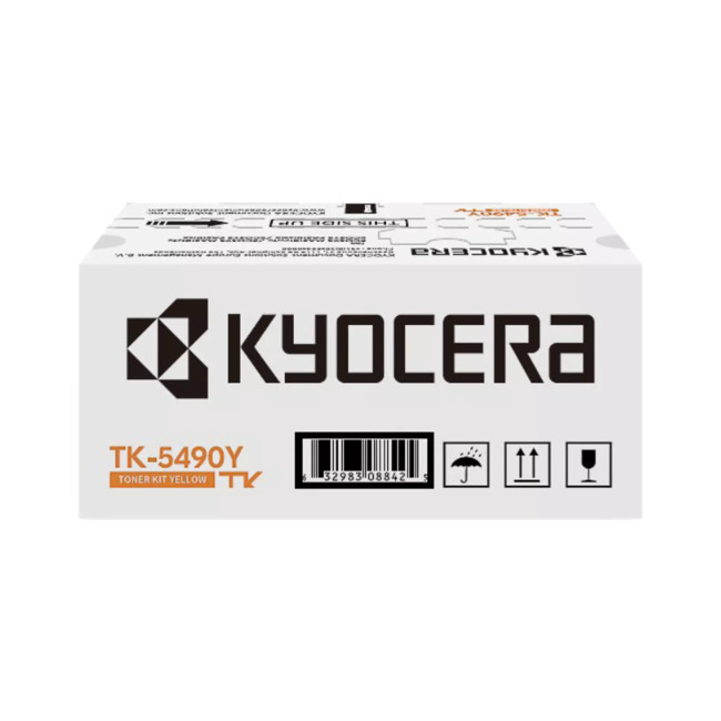 Kyocera TK-5490Y Γνήσιο Toner Laser Εκτυπωτή Κίτρινο 2400 Σελίδων (1T0C22ANL1)