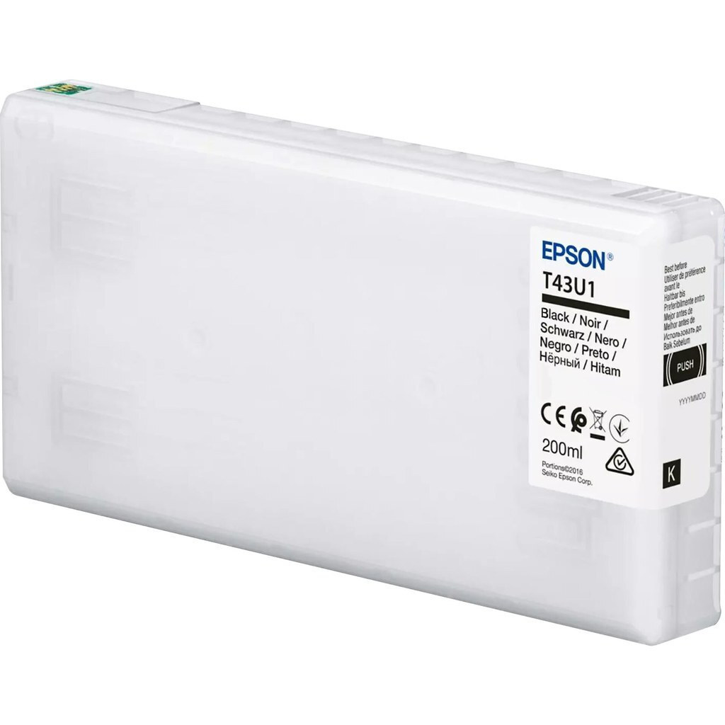 Epson T43U Γνήσιο Μελάνι Εκτυπωτή InkJet Μαύρο (C13T43U14N)