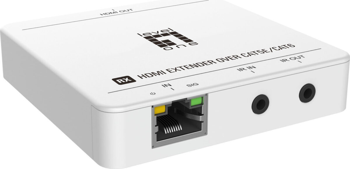 System Przekazu Sygnału Av Levelone Levelone Hve-9007 Przedłużacz Av Nadajnik I Odbiornik Av Biały - Image 2