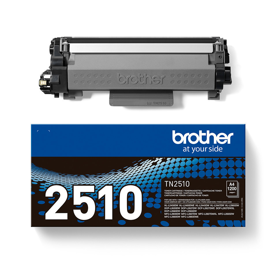 Brother TN-2510 Γνήσιο Toner Laser Εκτυπωτή Μαύρο (TN-2510) - Image 1