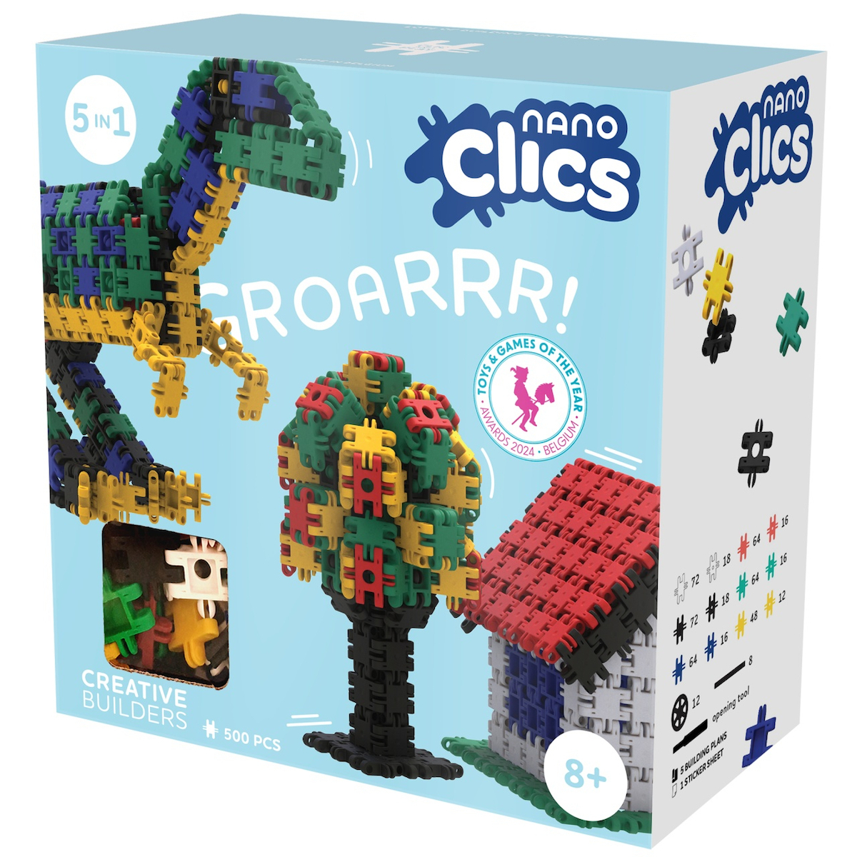 Clics Toys Εκπαιδευτικά Clicformers για 8+ Ετών 500τμχ