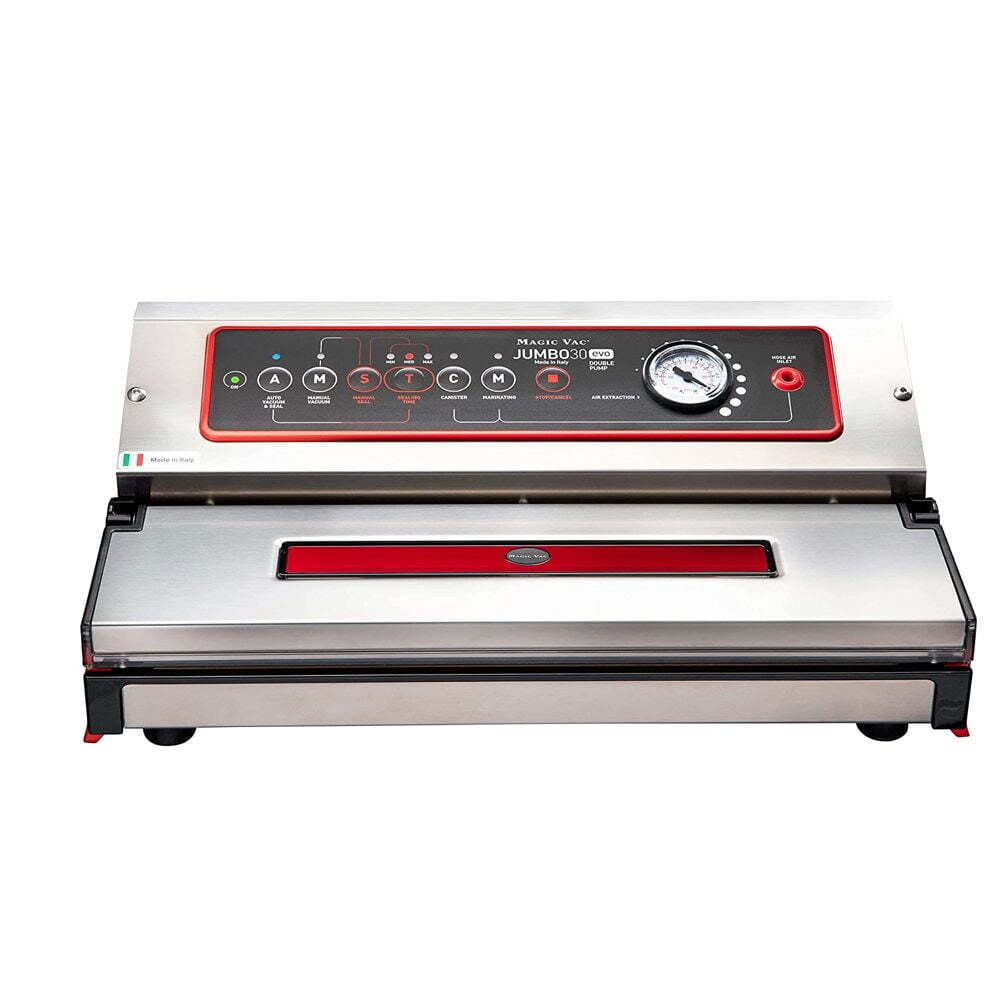 Vacuum Sealer Magic Vac Jumbo 30 Evo Dry Wet Marinating Stainless Steel