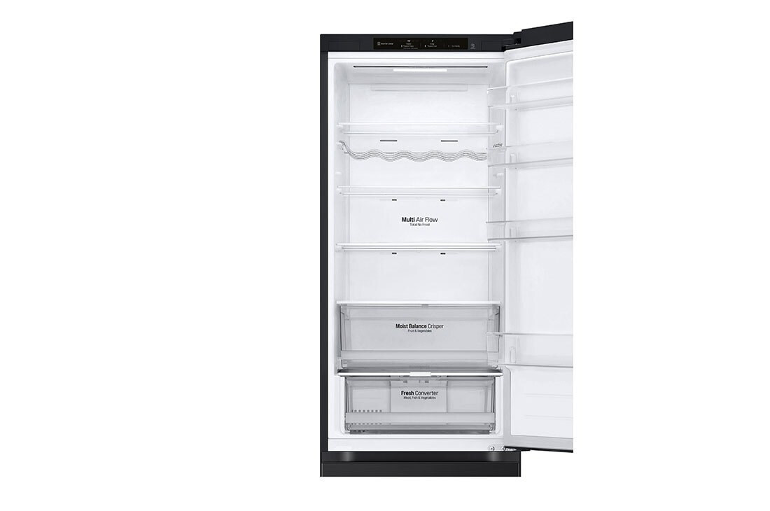 LG Ψυγειοκαταψύκτης 387lt NoFrost Μαύρος GBV5240DEP