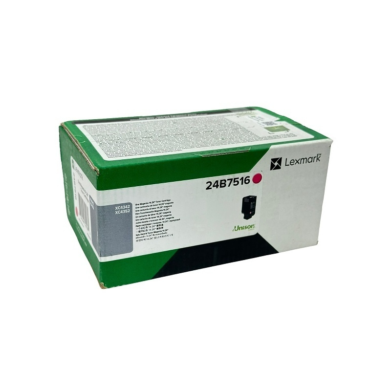 Lexmark 24B7516 Γνήσιο Toner Laser Εκτυπωτή Ματζέντα