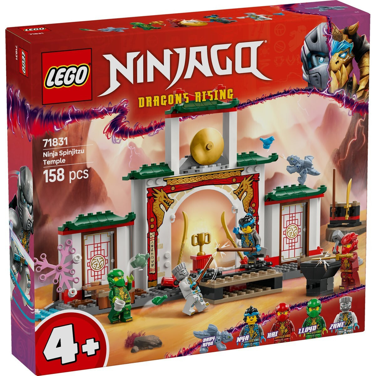 Lego Ninjago Ninja Spinjitzu Temple για 4+ Ετών 158τμχ