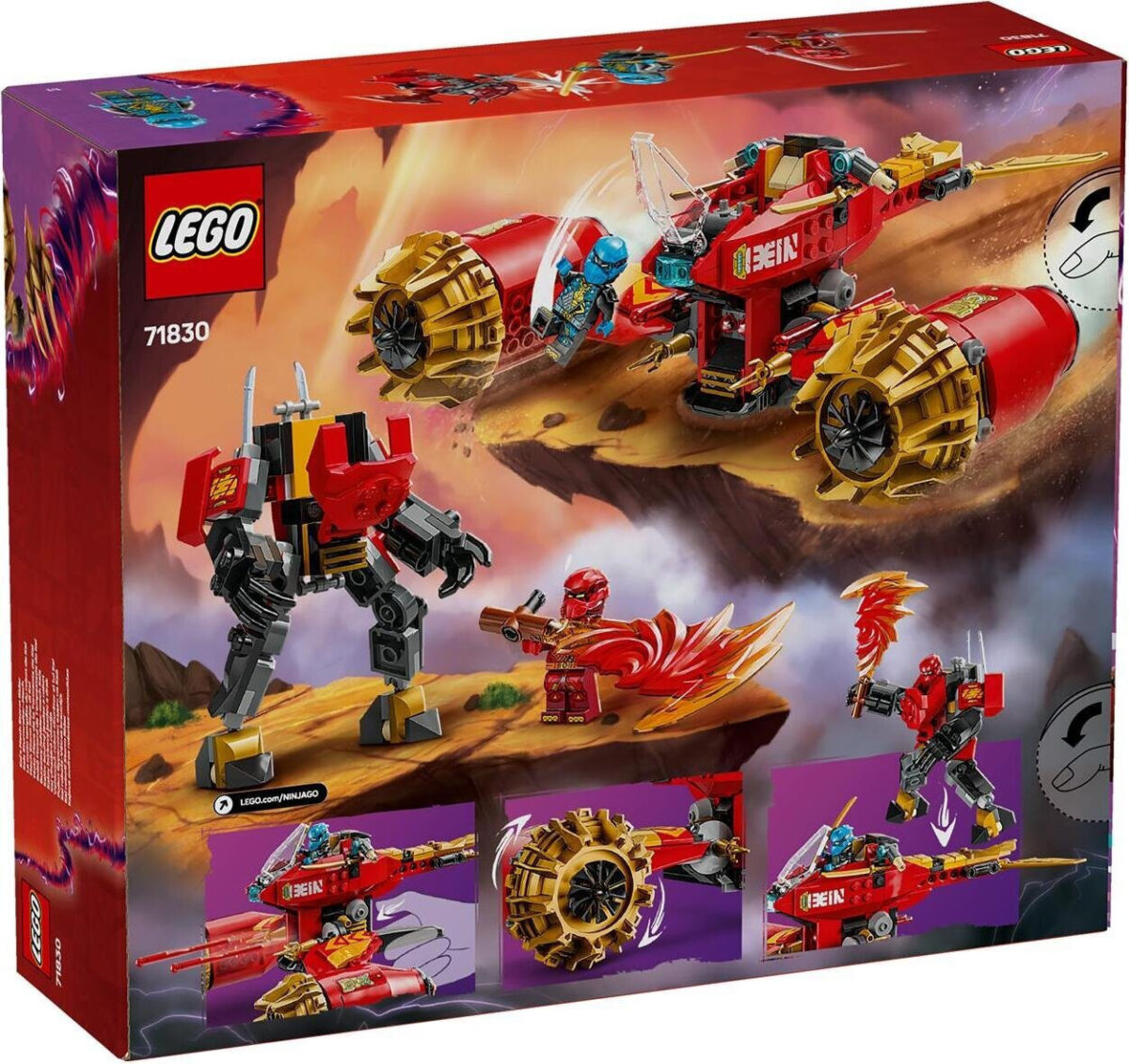 Lego Ninjago Kai's Mech Storm Rider για 7+ Ετών 333τμχ - Image 2