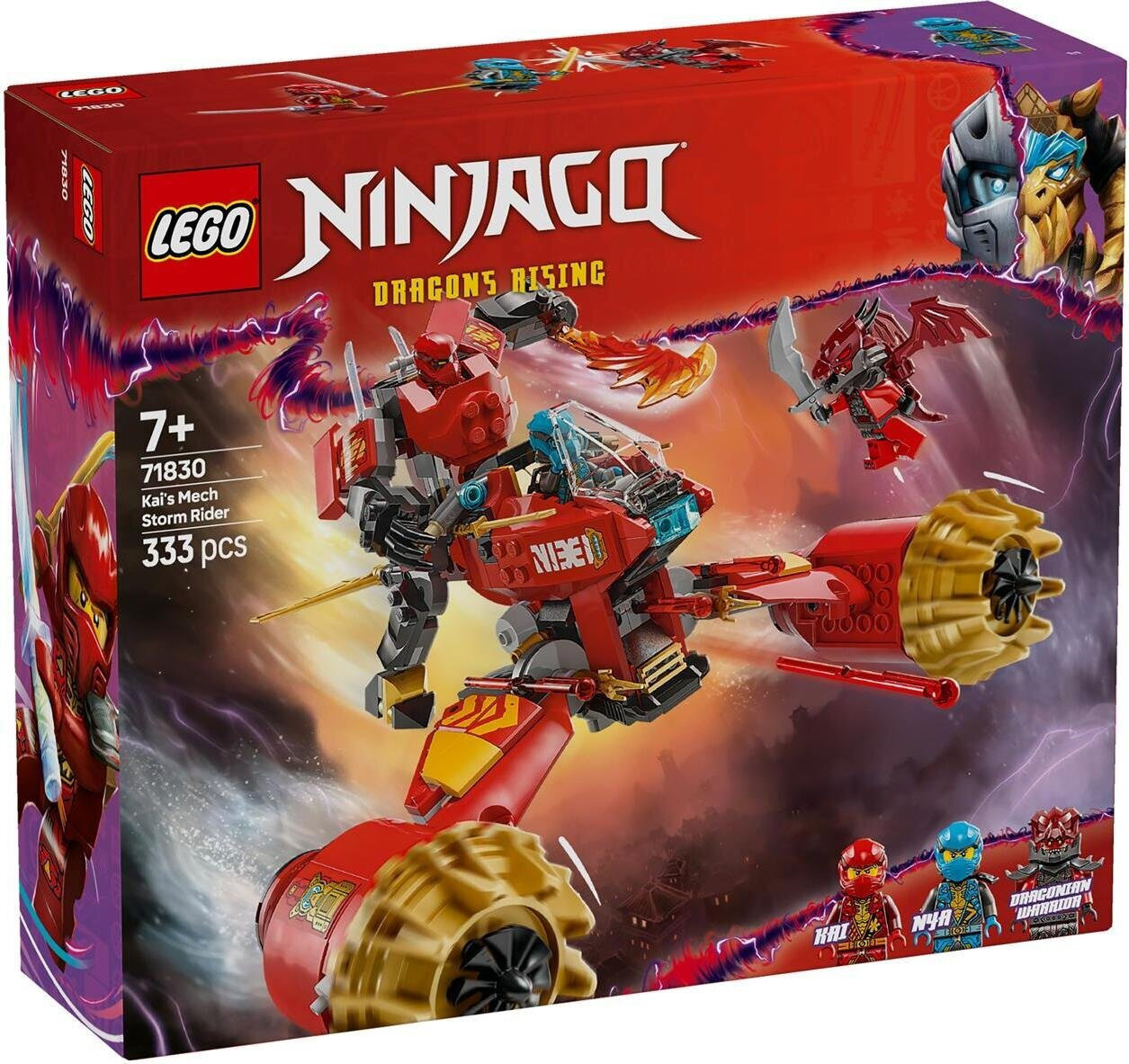Lego Ninjago Kai's Mech Storm Rider για 7+ Ετών 333τμχ
