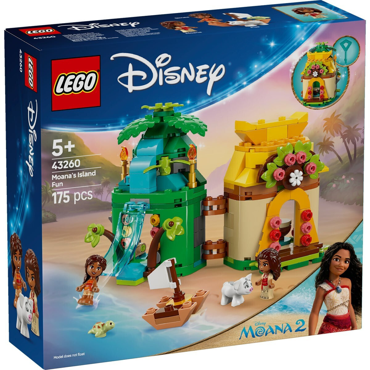Lego Disney Disney Princess - Moana's Island Fun για 5+ Ετών 175τμχ - Image 1