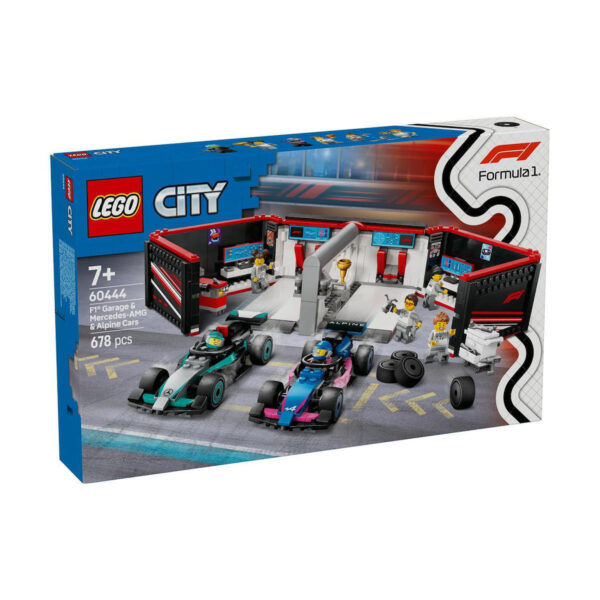 Lego City F1® Garage & Mercedes-AMG & Alpine Cars για 7+ Ετών 678τμχ