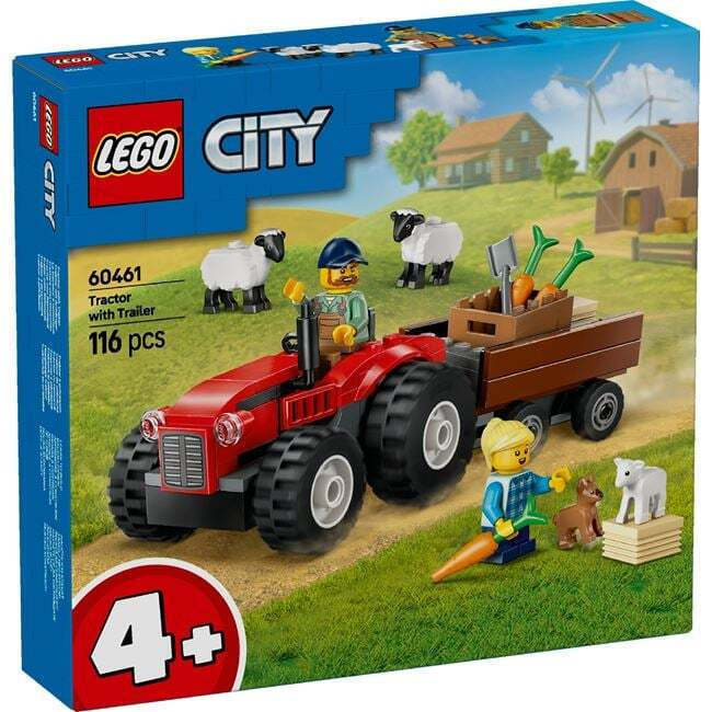 Lego City Tractor with Trailer για 4+ Ετών 116τμχ - Image 1