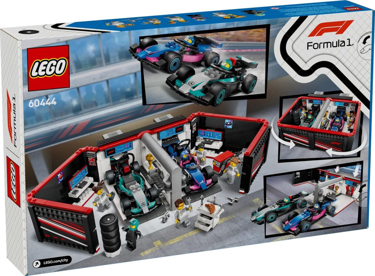 Lego City F1® Garage & Mercedes-AMG & Alpine Cars για 7+ Ετών 678τμχ - Image 2