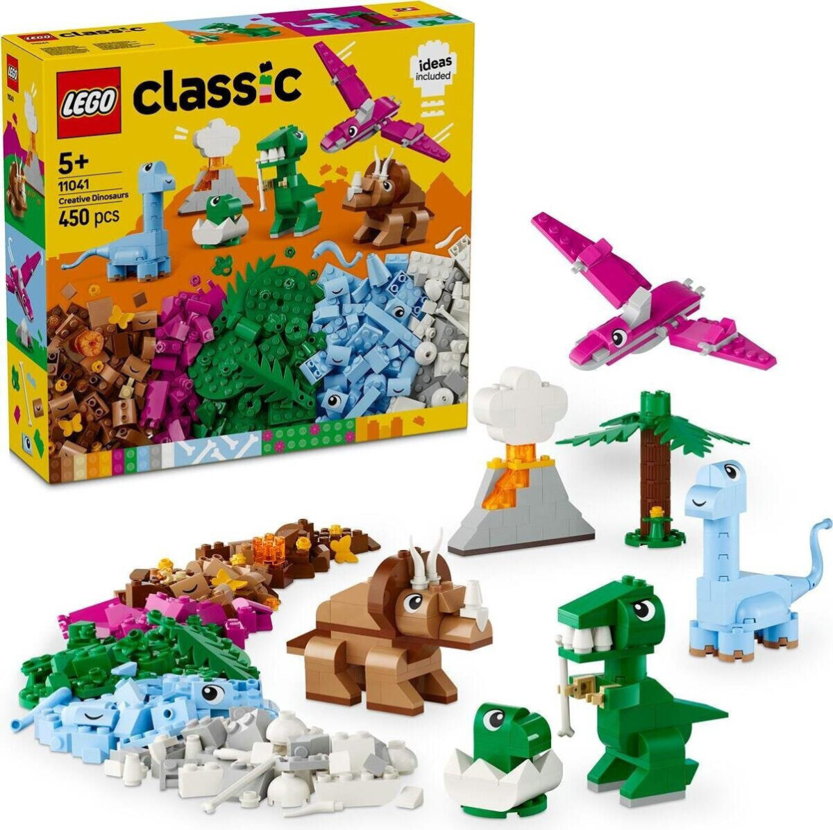 Lego Classic Creative Dinosaurs για 5+ Ετών 450τμχ - Image 4