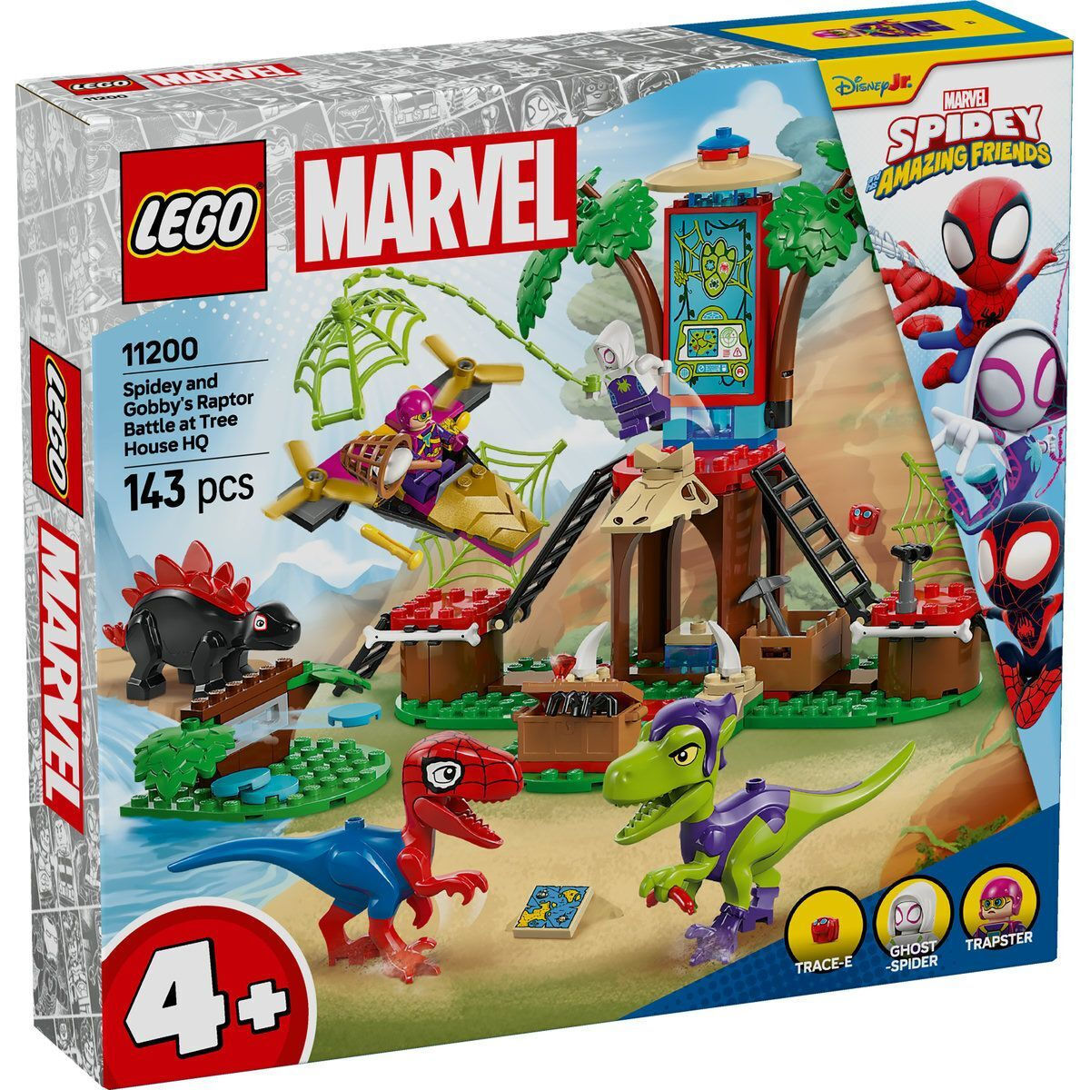 Lego Spider-Man Spidey and Gobby's Raptor Battle at Tree House HQ για 4+ Ετών 143τμχ - Image 1