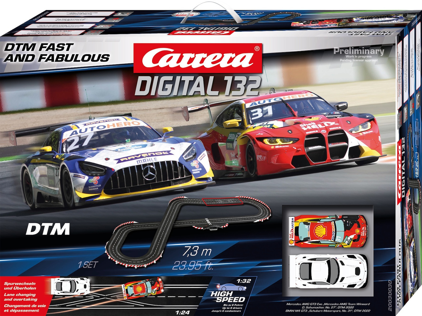Carrera Digital 132 Dtm Fast And Fabulous