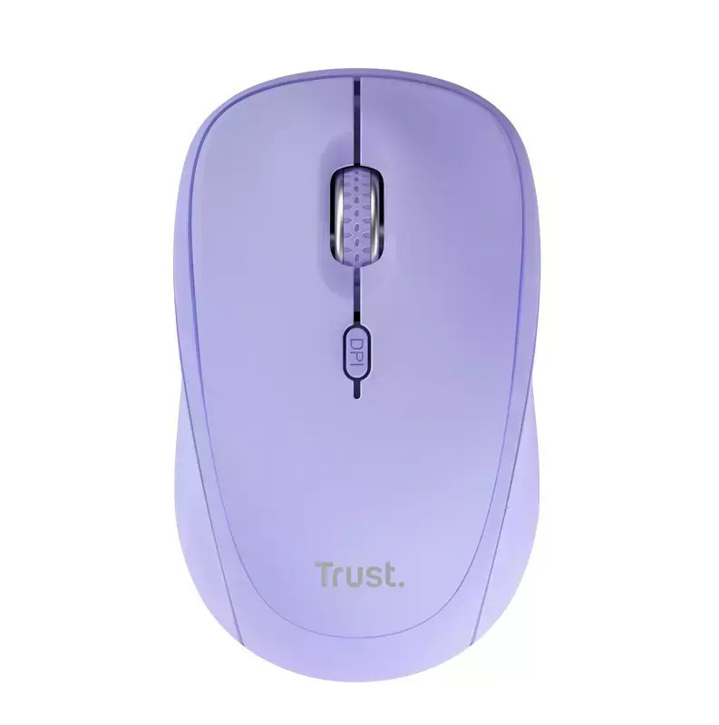 Trust Yvi+ Eco Ασύρματο Ποντίκι Μωβ