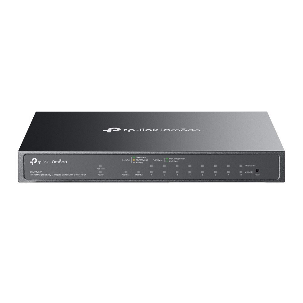 TP-LINK Omada ES210GMP v1 Managed L2 PoE+ - Image 1