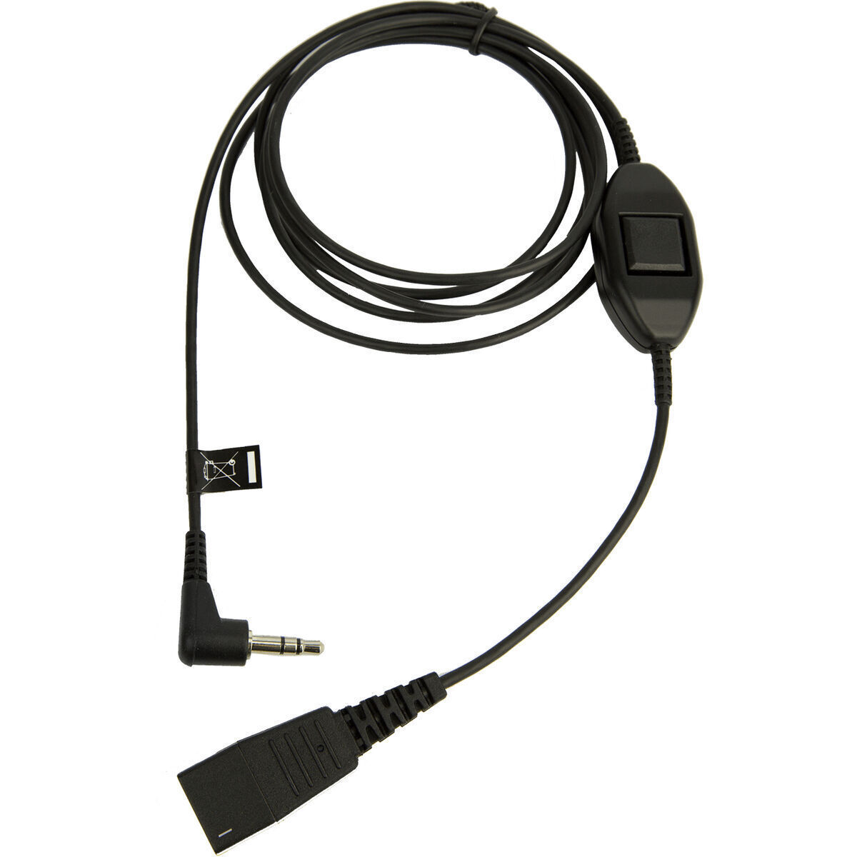 Jabra Καλώδιο Quick Disconnect (QD) to 3.5 mm 0,5m (8735-019) - Image 1