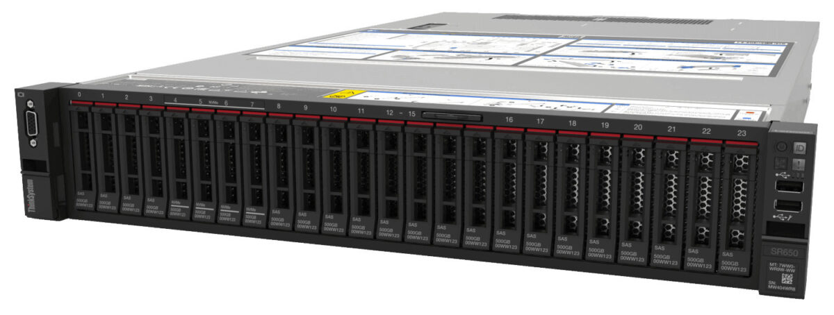 Lenovo ThinkSystem SR650 V2 (Xeon Silver 4310/32GB DDR4/940-8i 4GB / 1100 W/No OS) - Image 2