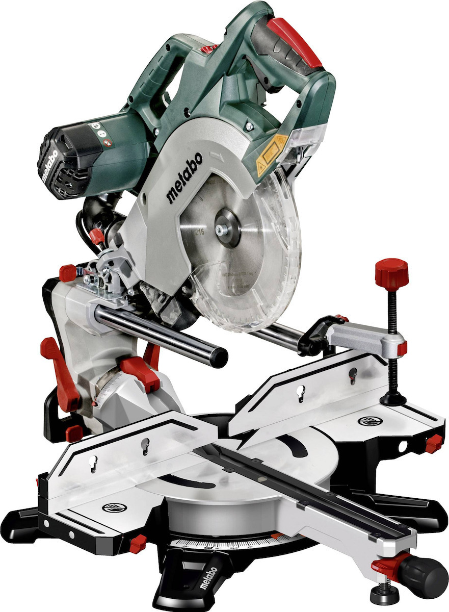 Metabo KGSV 72 Xact Crosscut SAW Φαλτσοπρίονο Ρεύματος με Ισχύ 1800W, Δίσκο Κοπής Διαμέτρου 216mm & Ταχύτητα Κοπής 6300rpm