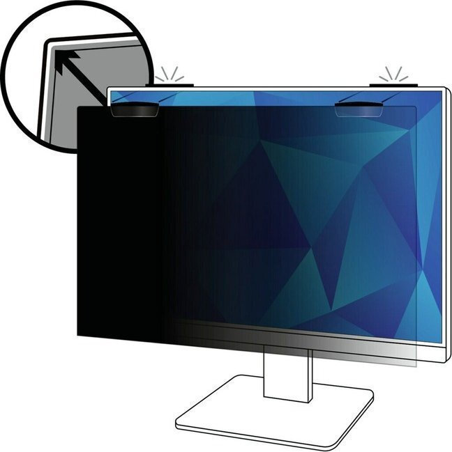 Dell 3m Privacy Filter 25-inch Full Screen Monitor 3m Comply Magnetic Attach 16:9 Pf250w9em